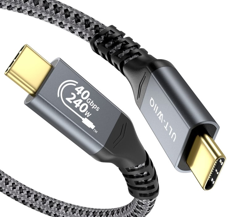 Hızlı Şarj ve Data Kablosu 240W 40GB Aktarım Hızlı Kablo -188